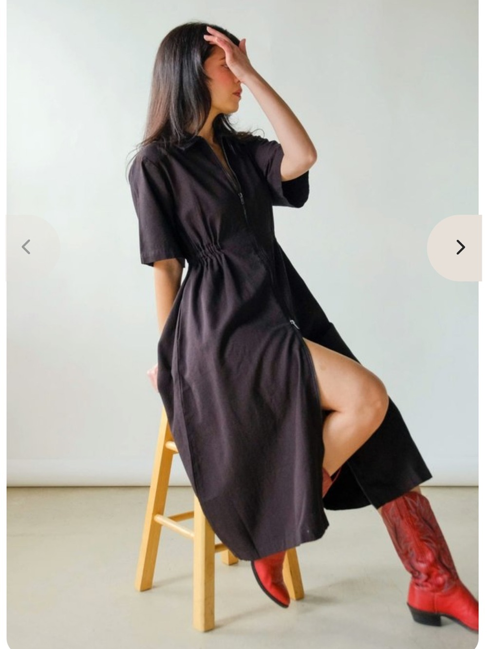 Noble Long Utility Dress - Picture 4 of 11